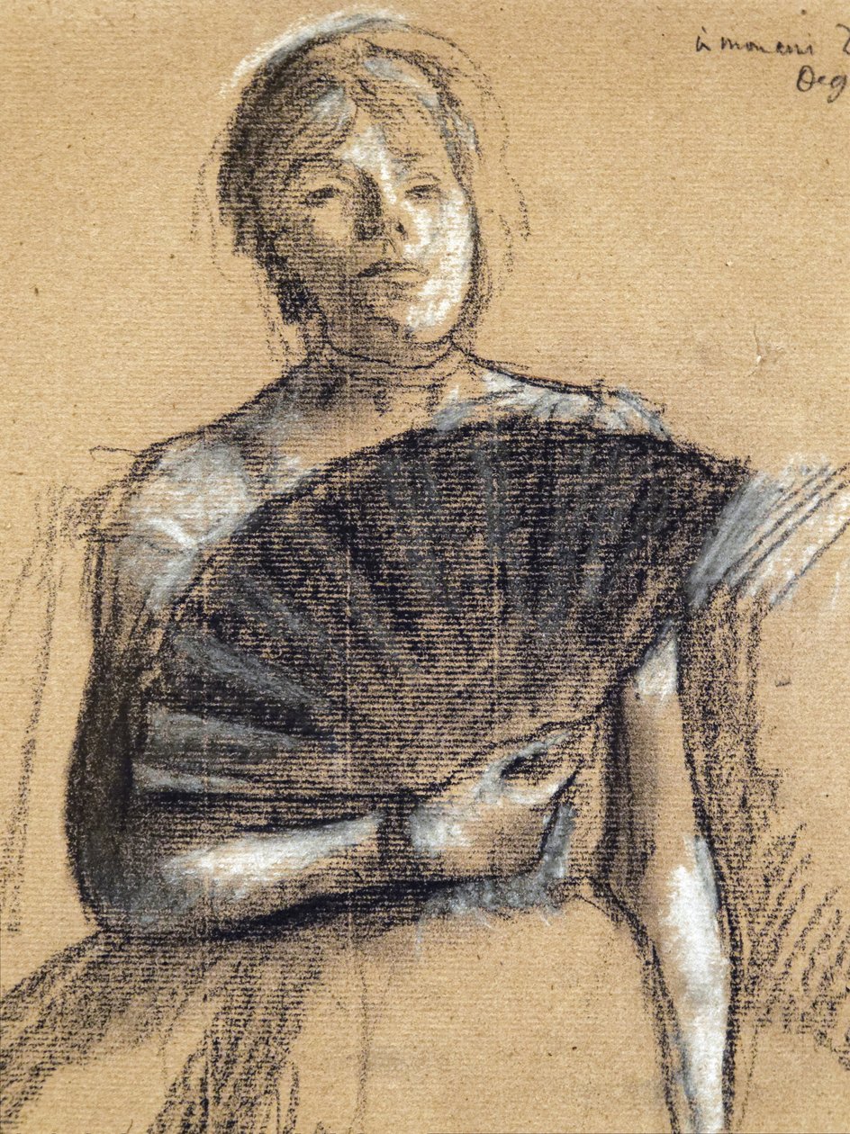 Dansçı detayı (1876 civarı). Edgar Degas (1834-1917). Kağıt çubuk üzerine pastel ve füzen. Musee des Beaux-Arts de la Ville de Paris, PeuPalais. by Edgar Degas