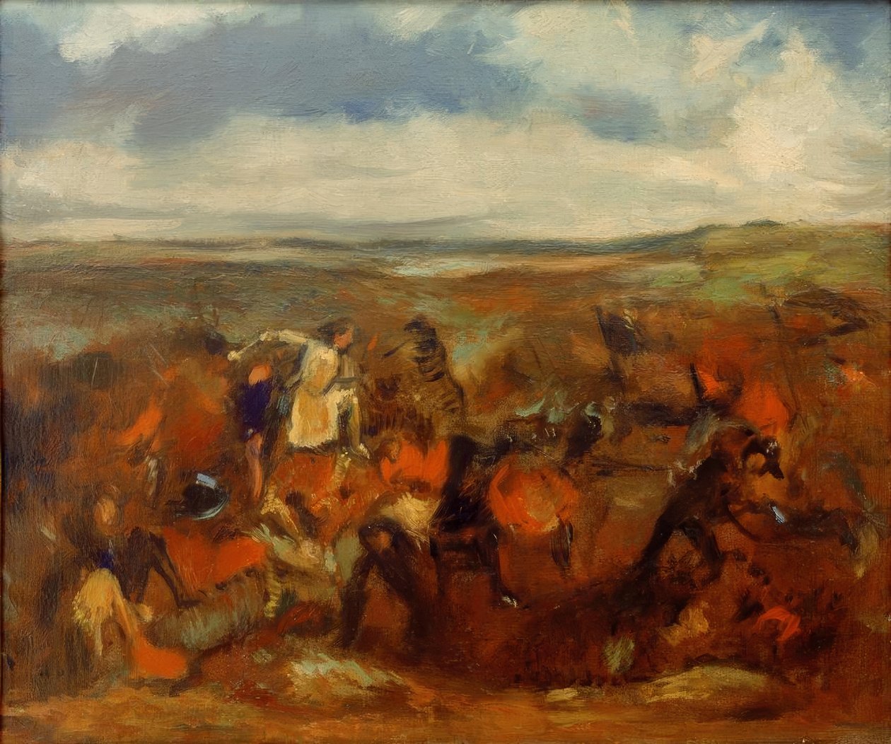 Poitiers Savaşı by Edgar Degas
