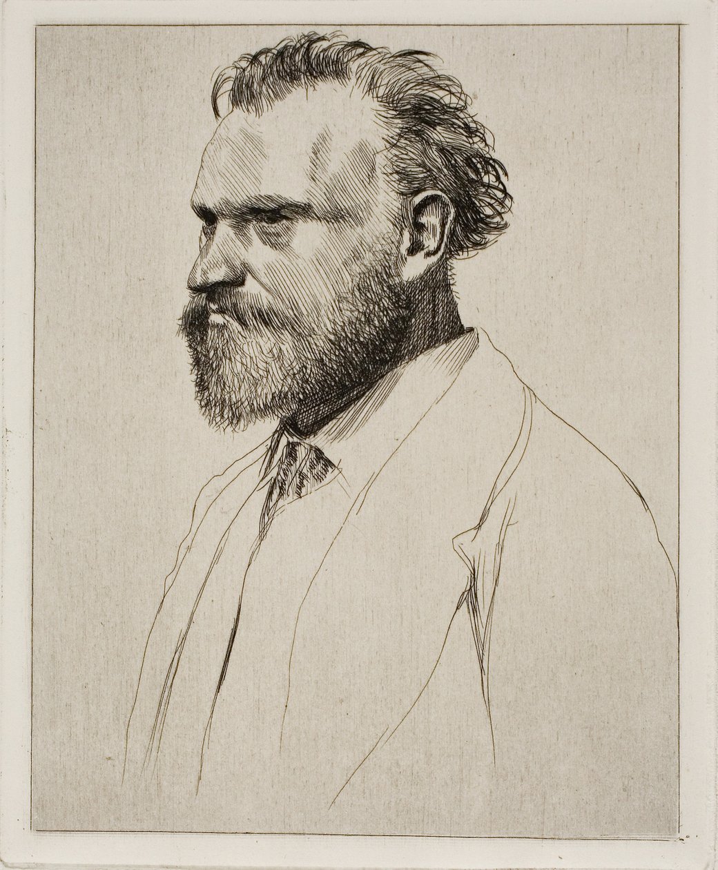 Edouard Manet, Göğüs Boyu Portre by Edgar Degas