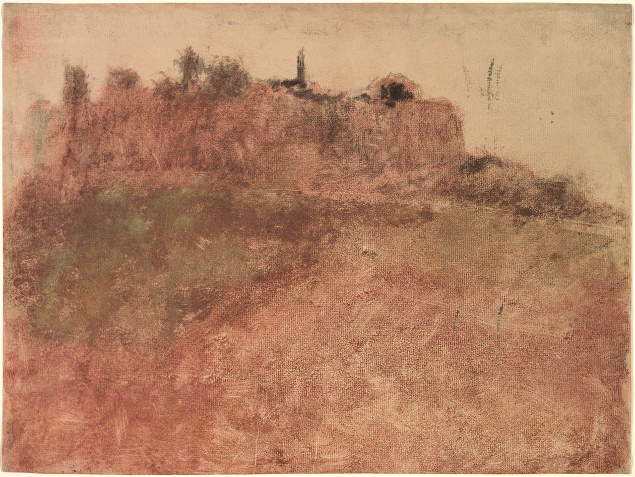 Esterel Köyü, c. 1890. by Edgar Degas