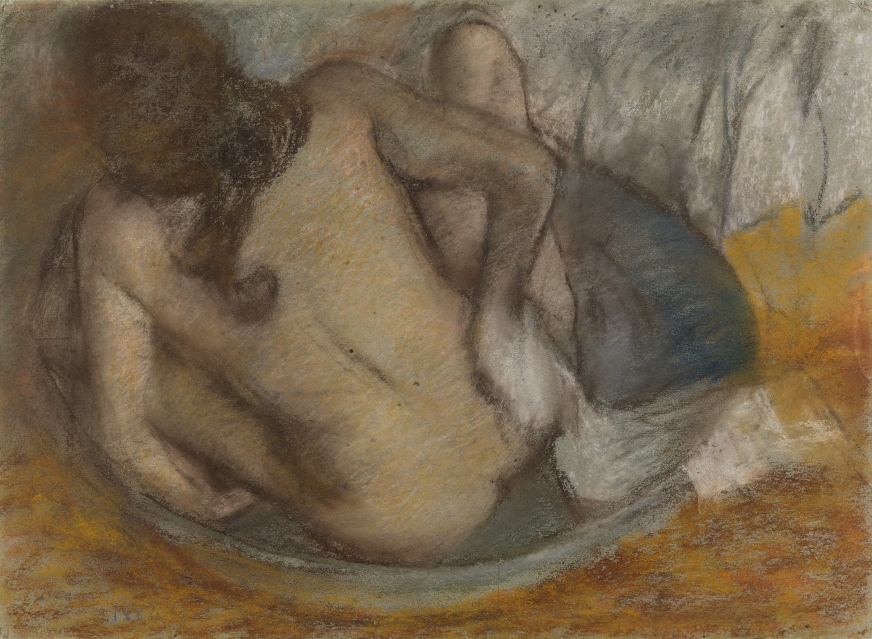 Küvetteki Kadın by Edgar Degas