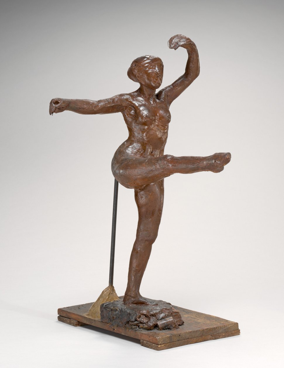 Dördüncü Pozisyon Ön, Sol Bacakta, c. 18851890. by Edgar Degas