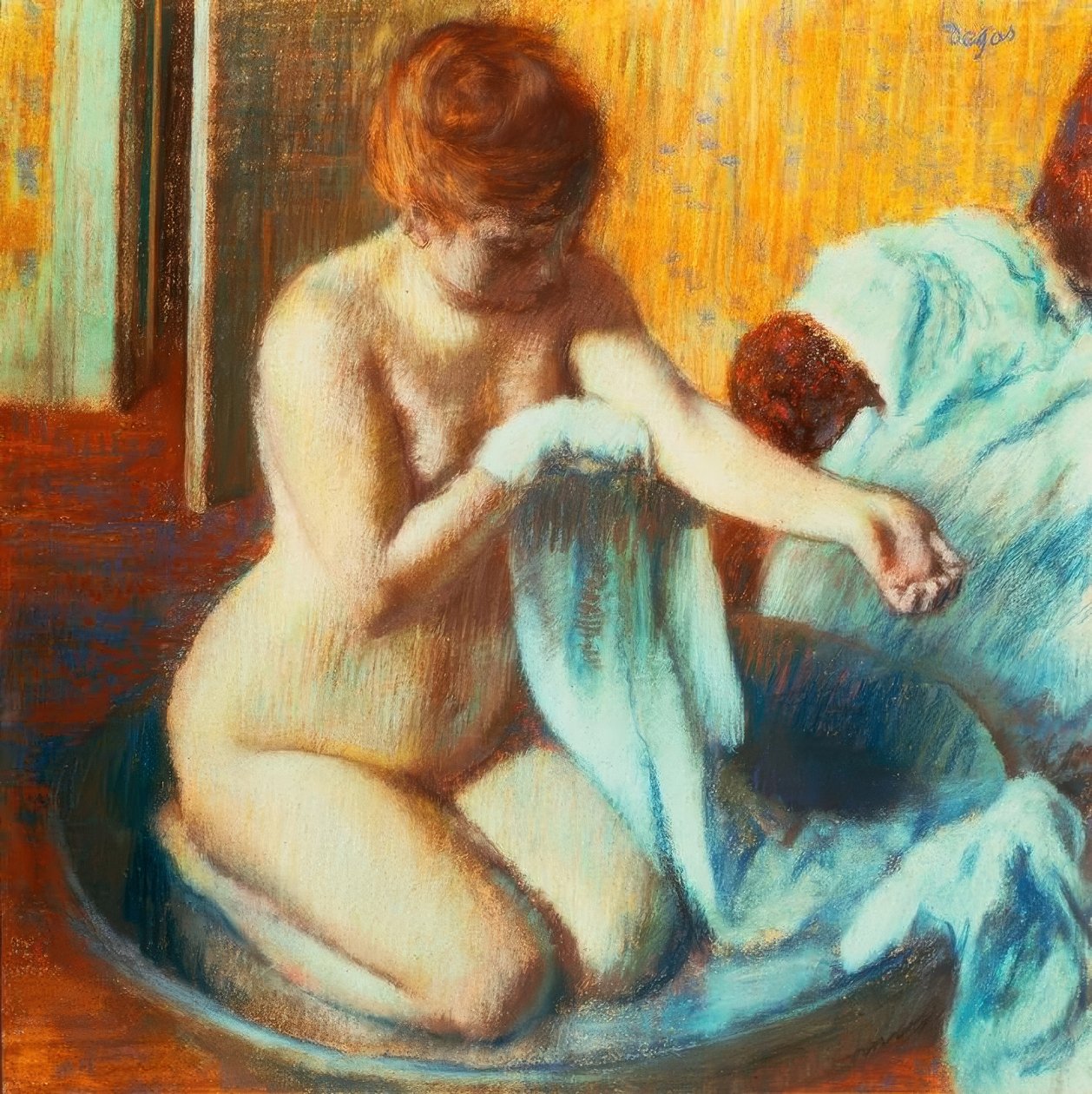 Küvetteki kadın by Edgar Degas
