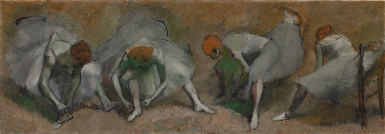 Dansçı Frizleri by Edgar Degas