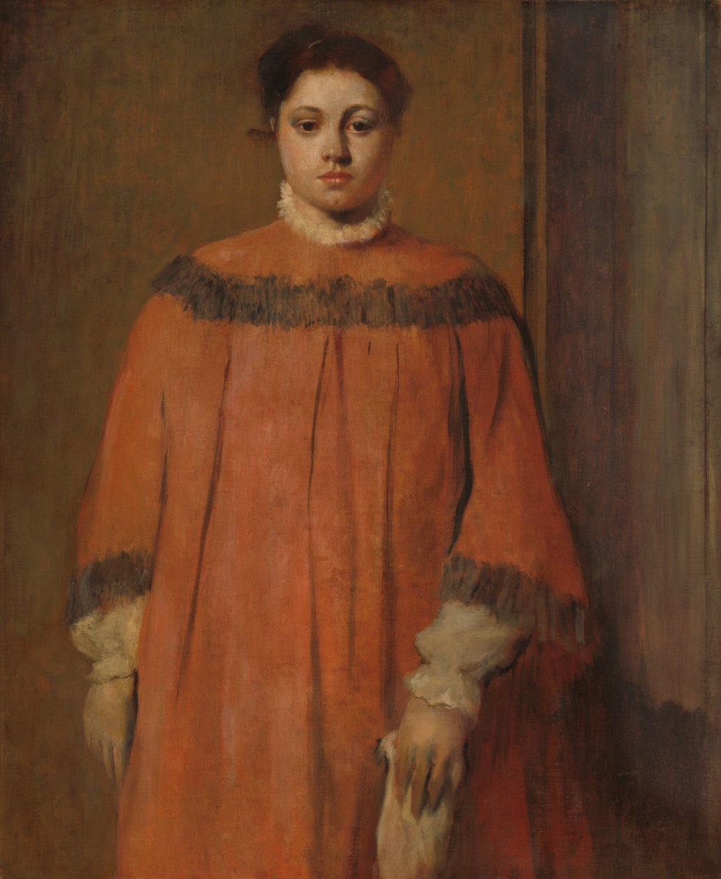 Kırmızılı Kız by Edgar Degas