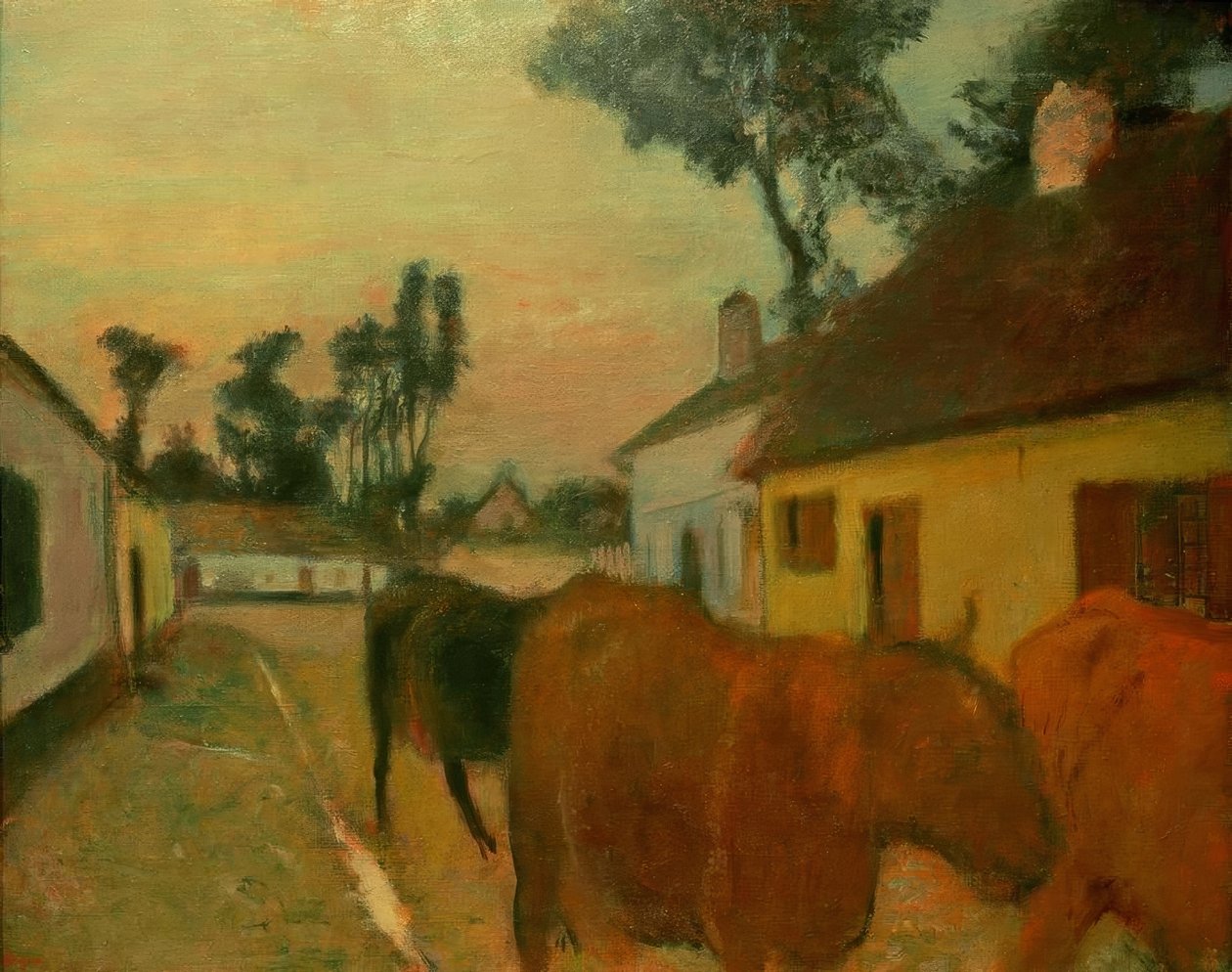 sürünün dönüşü by Edgar Degas