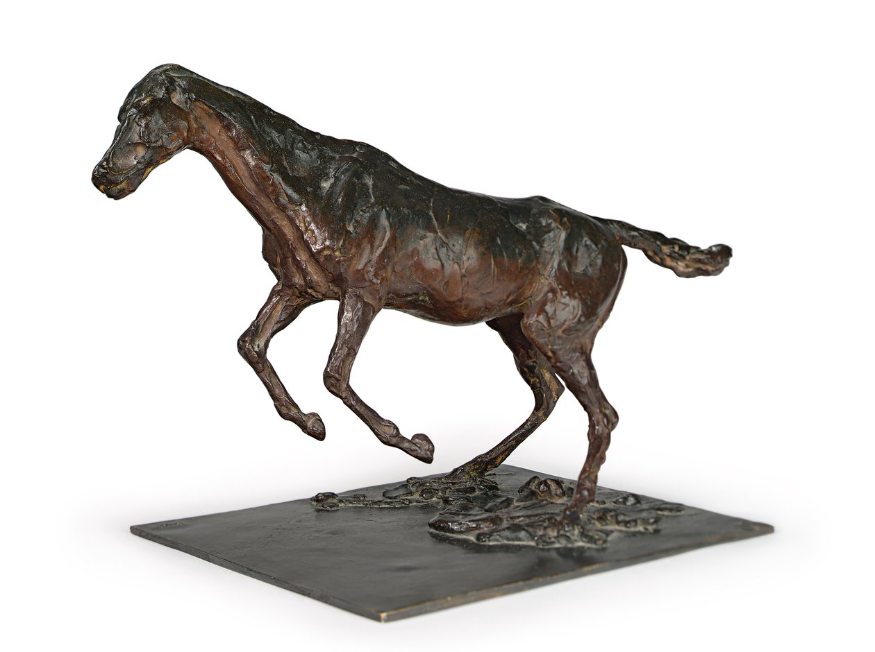 Atın Engeli Kaldırması; Engel Üzerinden At Binme, c.1882-1895 by Edgar Degas