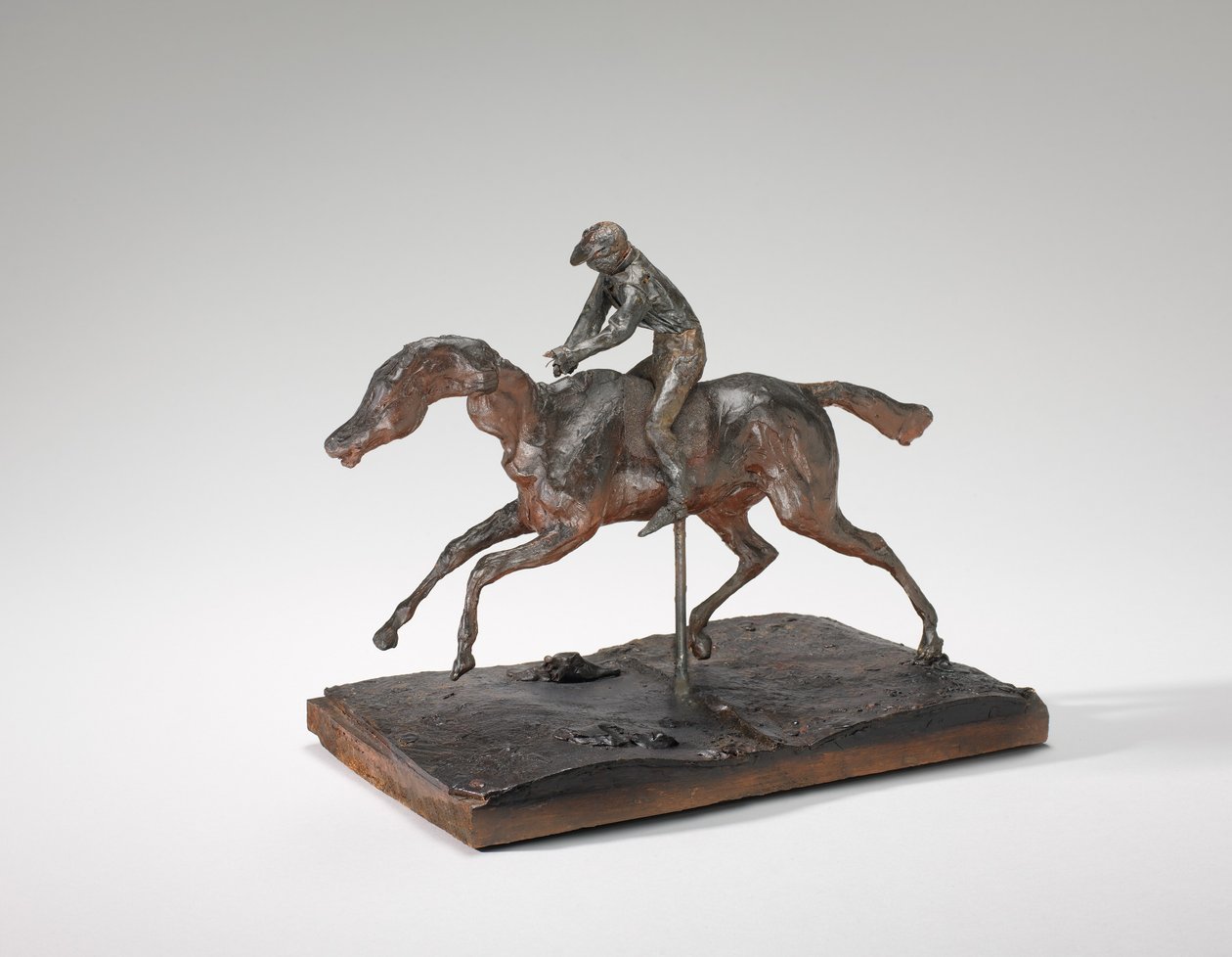 Sağ Ayakta Dörtnala Dönen At, Arka Sol Ayağı Sadece Yere Dokunuyor, muhtemelen 1890'lar. by Edgar Degas