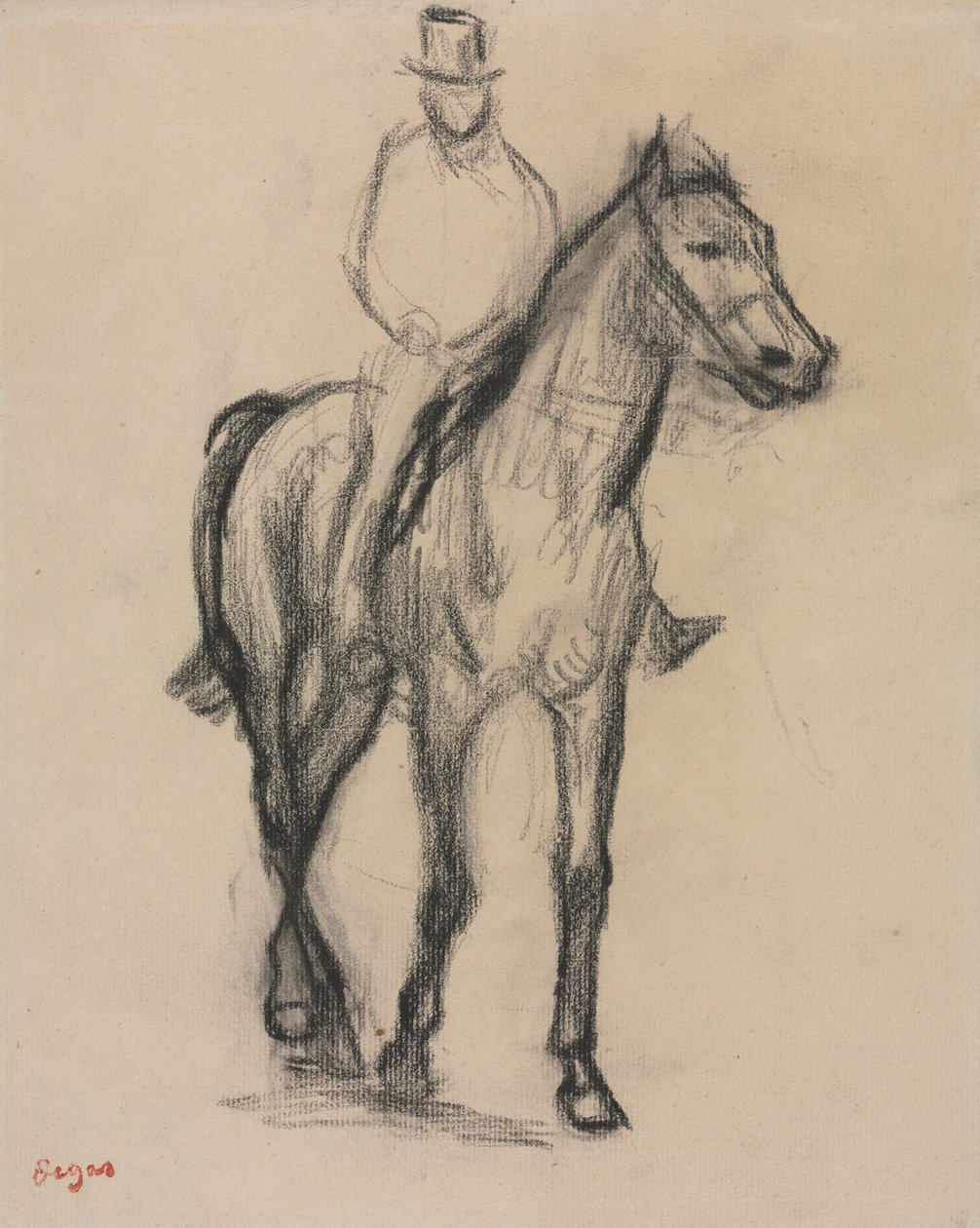 at ve binici by Edgar Degas