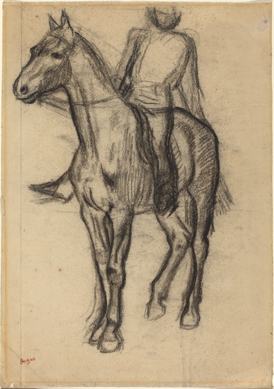 At ve Binici, c. 1878. by Edgar Degas
