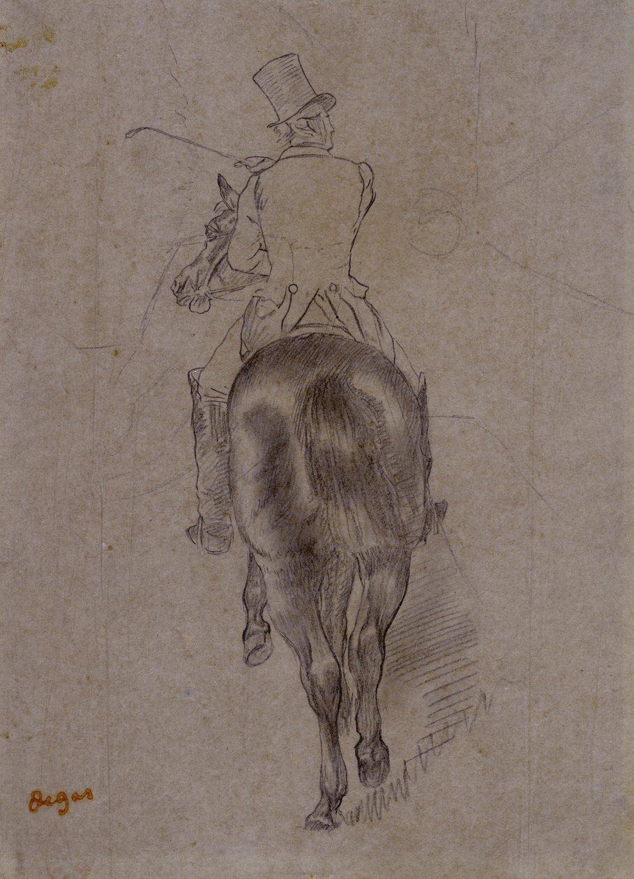 Atlı Avcı by Edgar Degas
