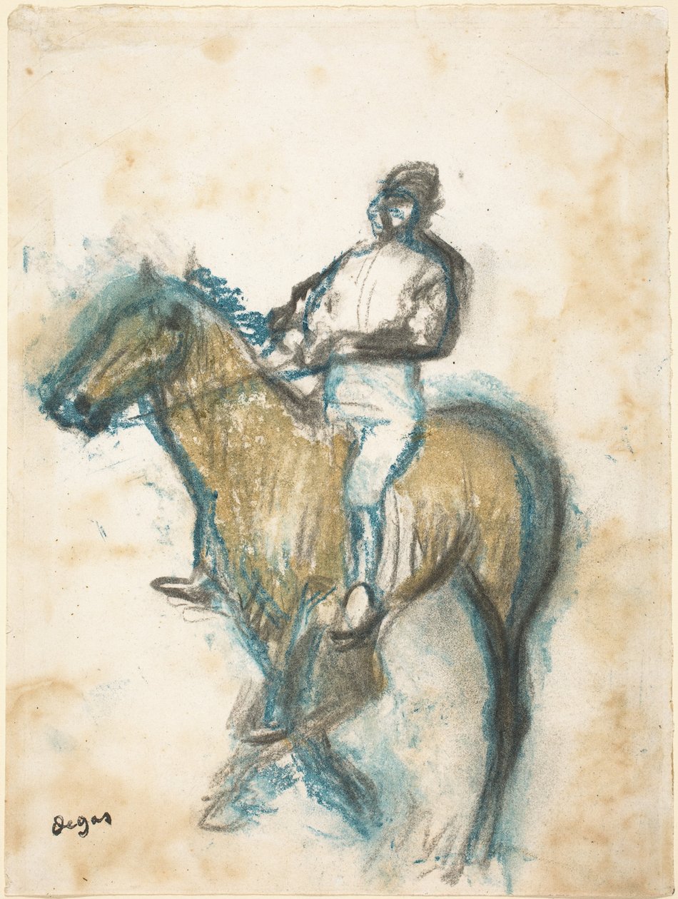 jokey, ç. 1898. by Edgar Degas