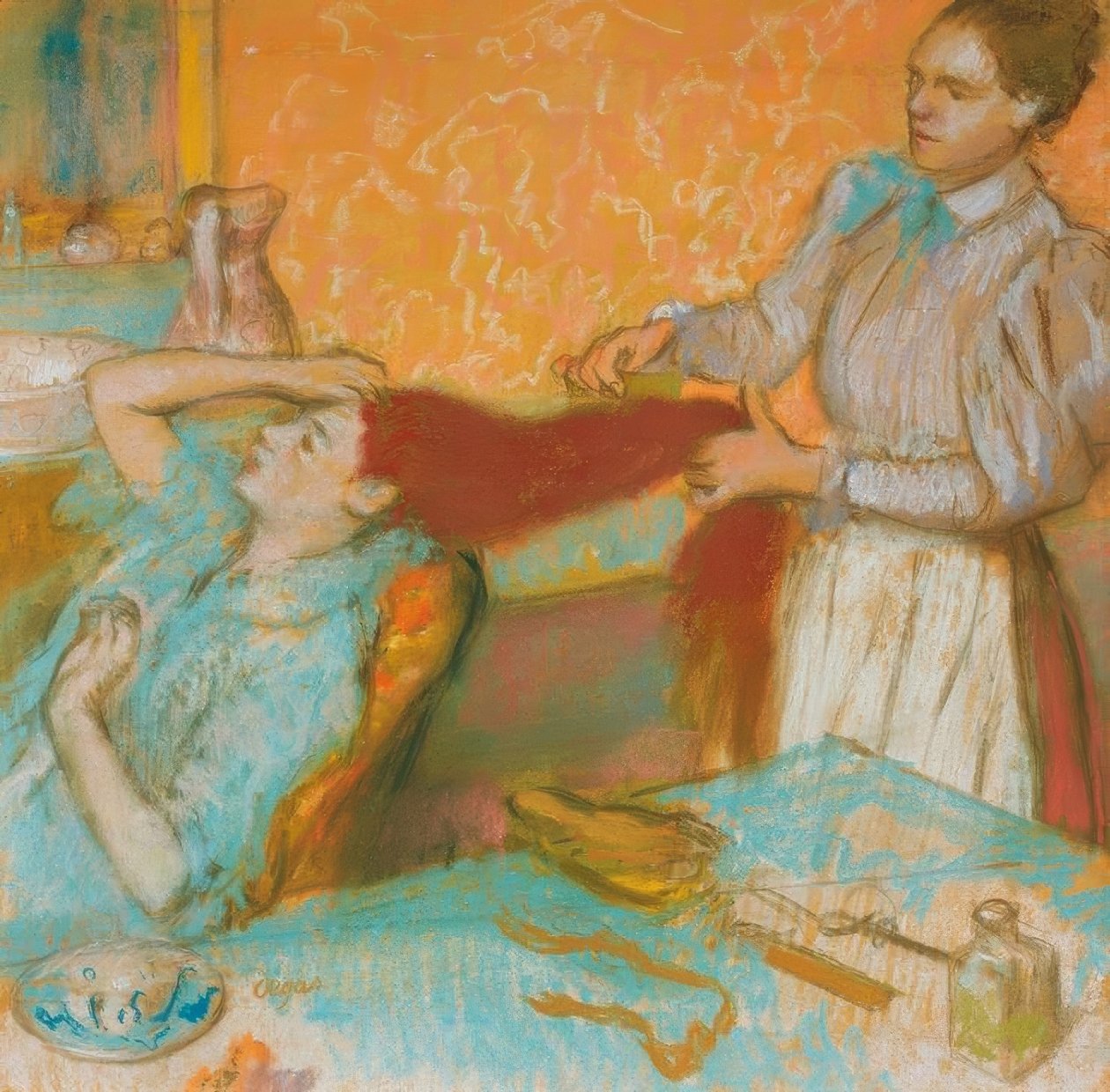 saç modeli by Edgar Degas