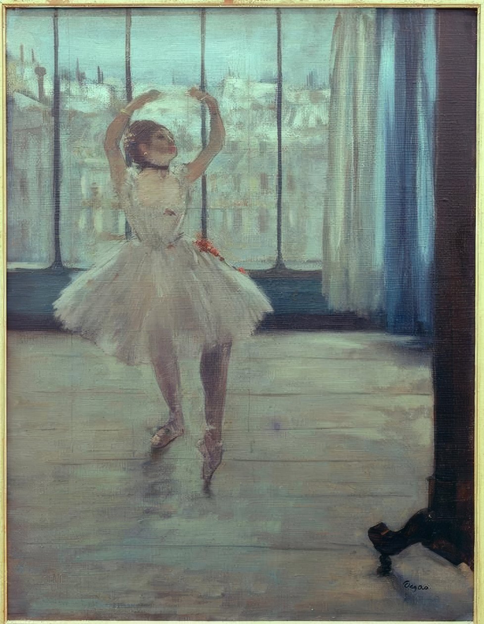 Fotoğrafçıdaki dansçı by Edgar Degas