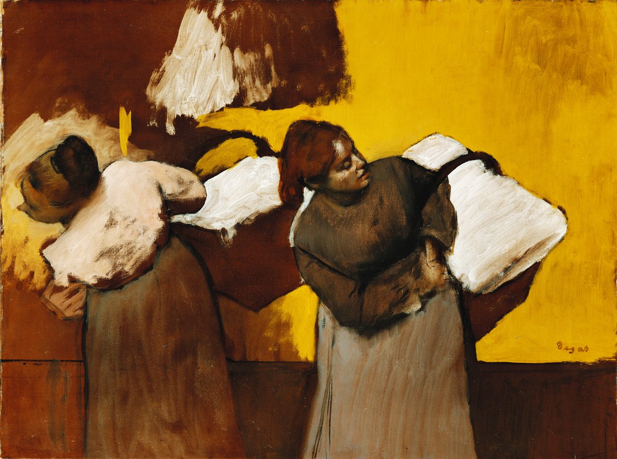 Çamaşırhaneler, c.1876 by Edgar Degas