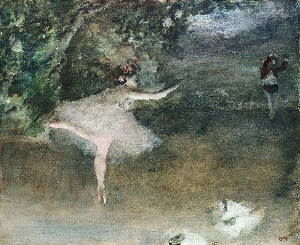 Les Pointes, c.1877-78 by Edgar Degas