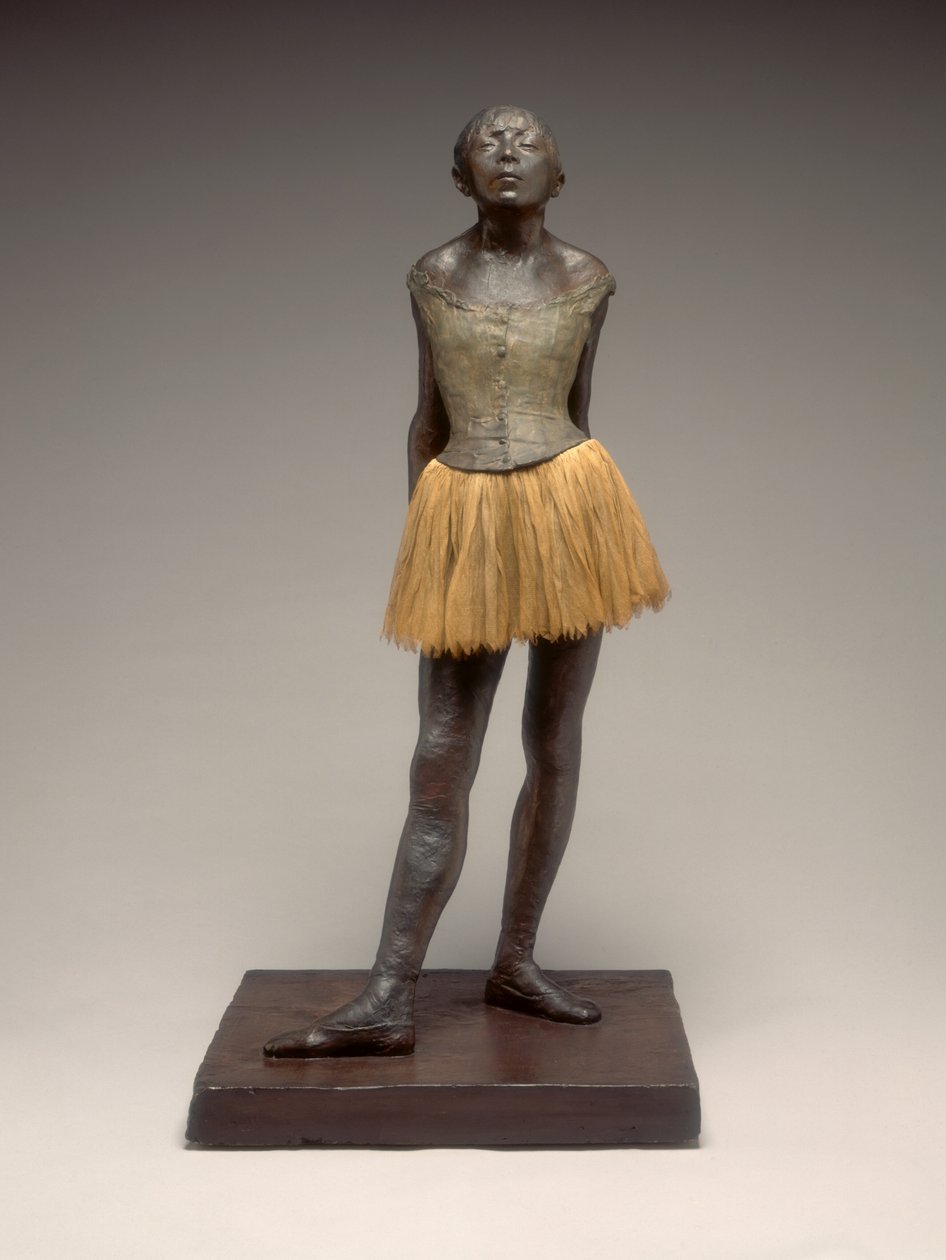 Küçük Dansçı Yaşlı On Dört, alçı döküm muhtemelen 19201921, orijinal balmumu 1878-1881 modelinden sonra. by Edgar Degas