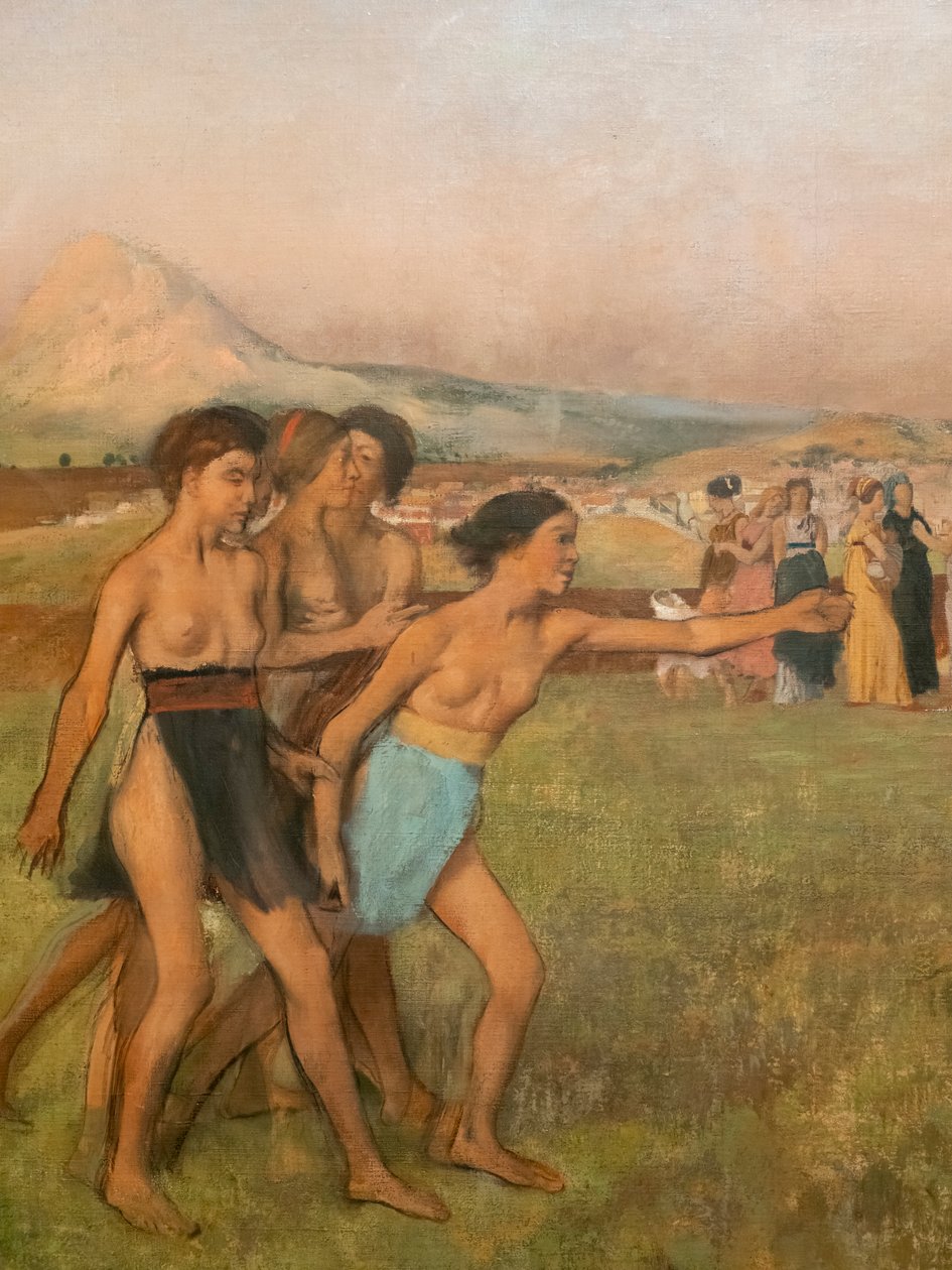 Erkekleri kışkırtan küçük Spartalı kızlar (detay). 1860-1862 civarında, 1880