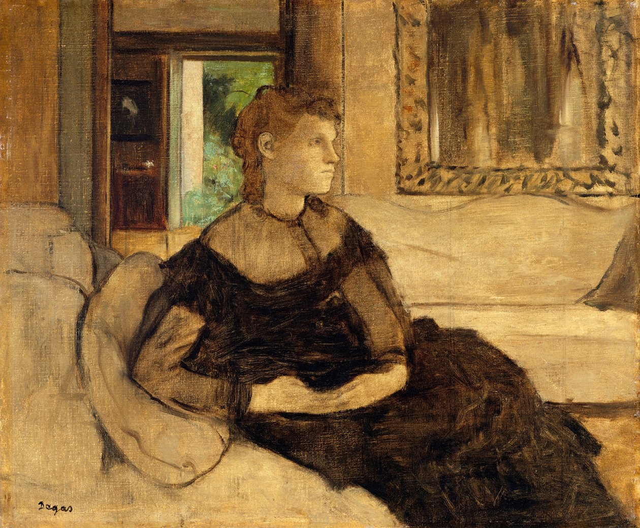 Madam Theodore Gobillard by Edgar Degas