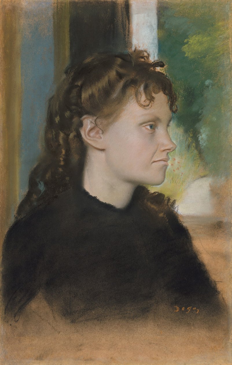 Madam Theodore Gobillard, 1869 by Edgar Degas