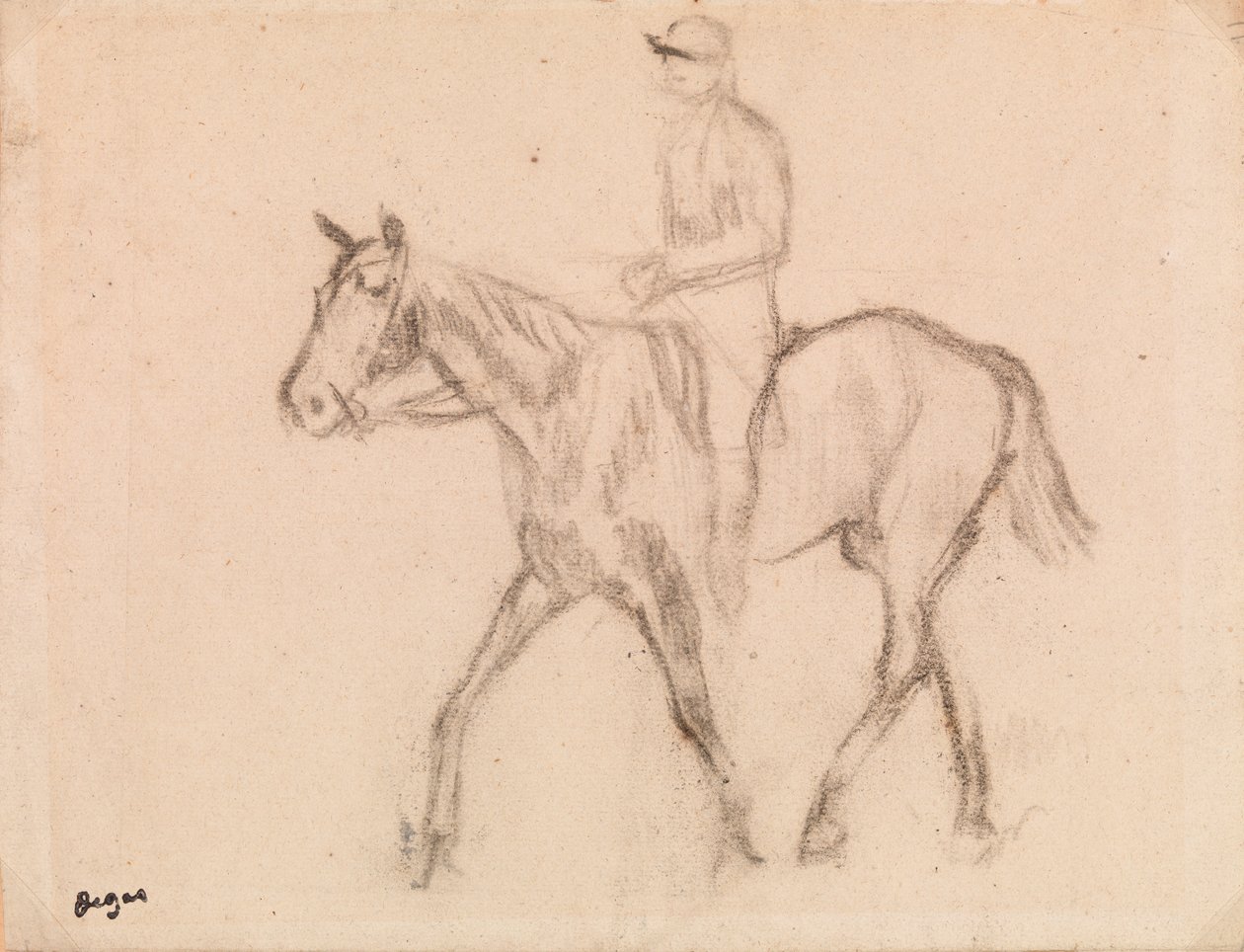atlı adam by Edgar Degas