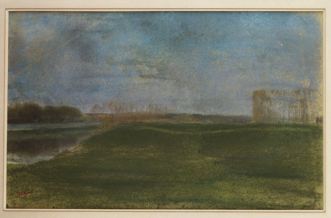Çayır Nehri by Edgar Degas