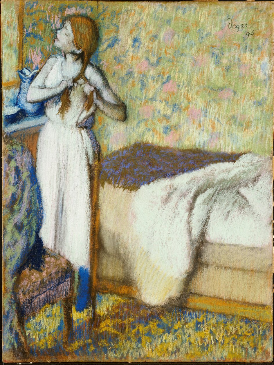 Sabah Tuvaleti, 1894 by Edgar Degas