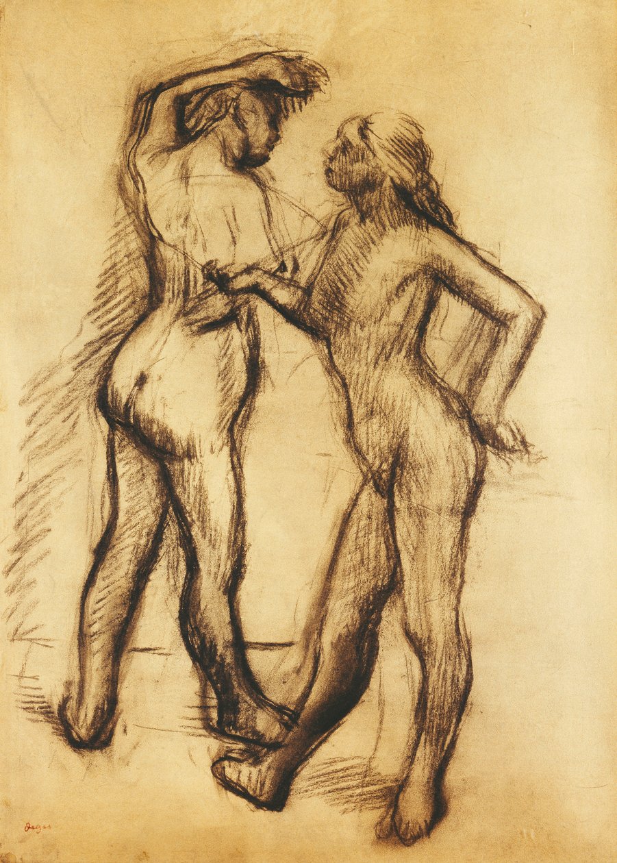 çıplak çalışma by Edgar Degas
