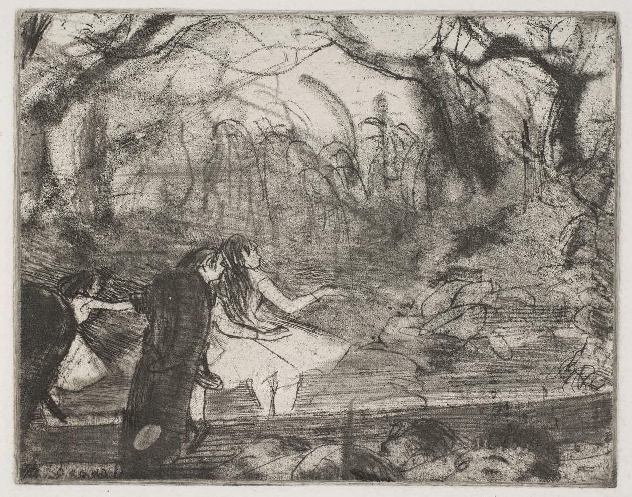 Aşama III, 1876-77. by Edgar Degas