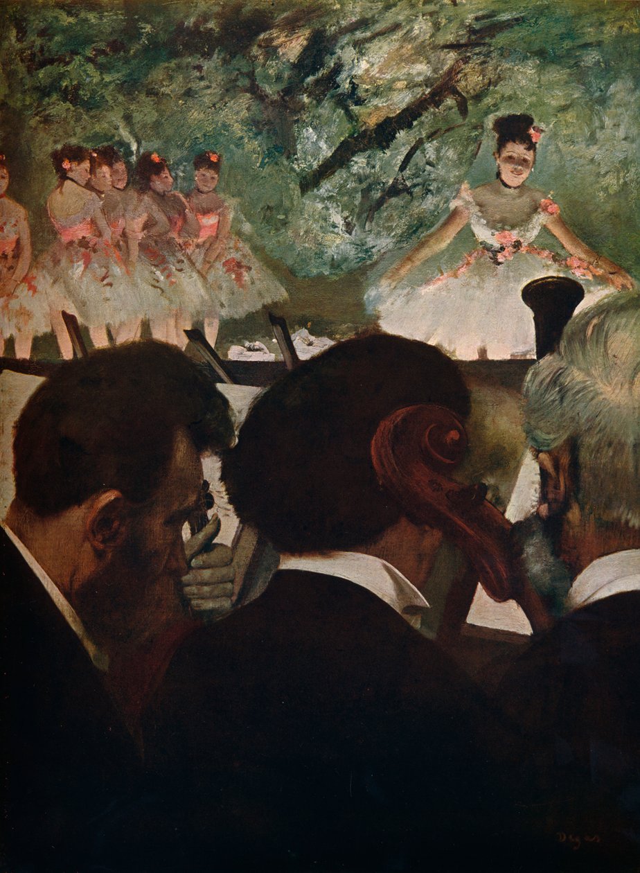 Orkestra Müzisyenleri, c1872 by Edgar Degas