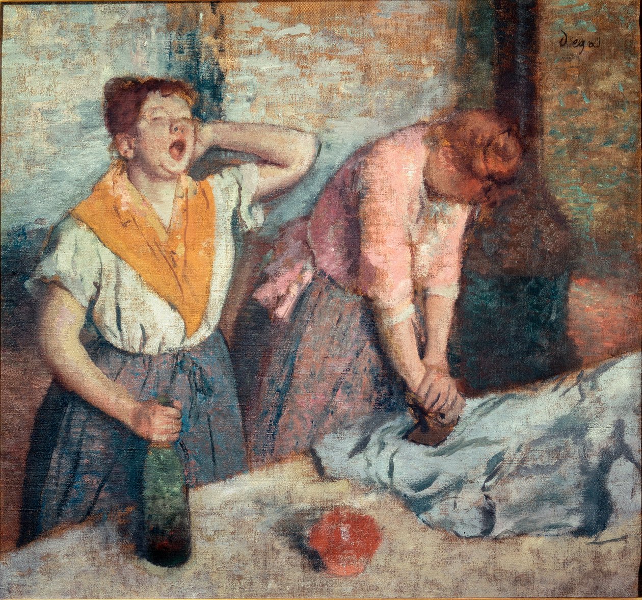 boyama ütüler by Edgar Degas