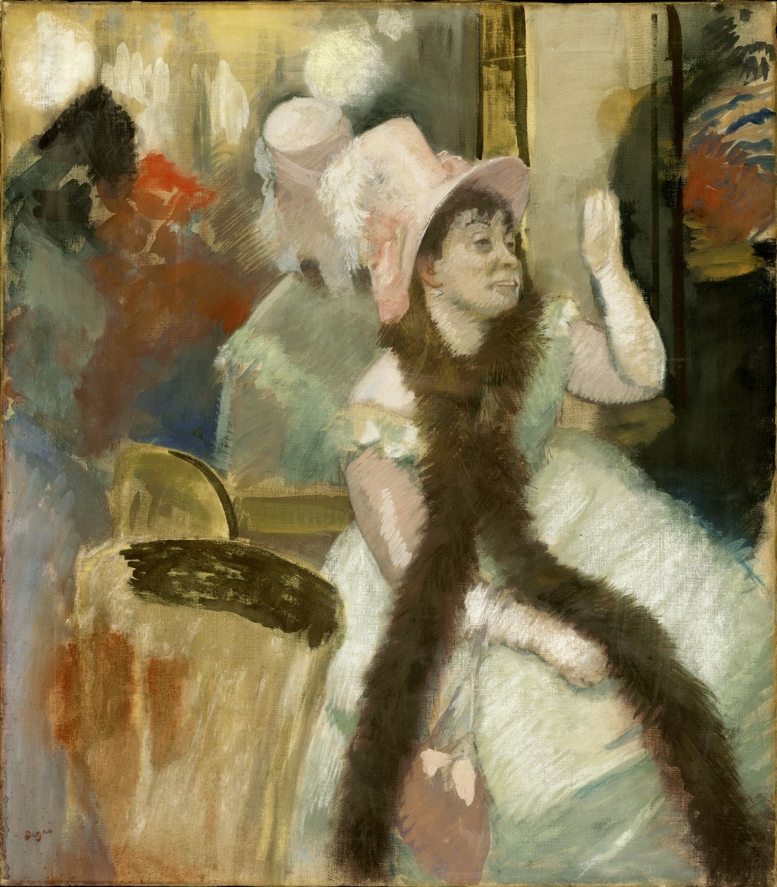 Kostüm Balosu Sonrası Portre by Edgar Degas