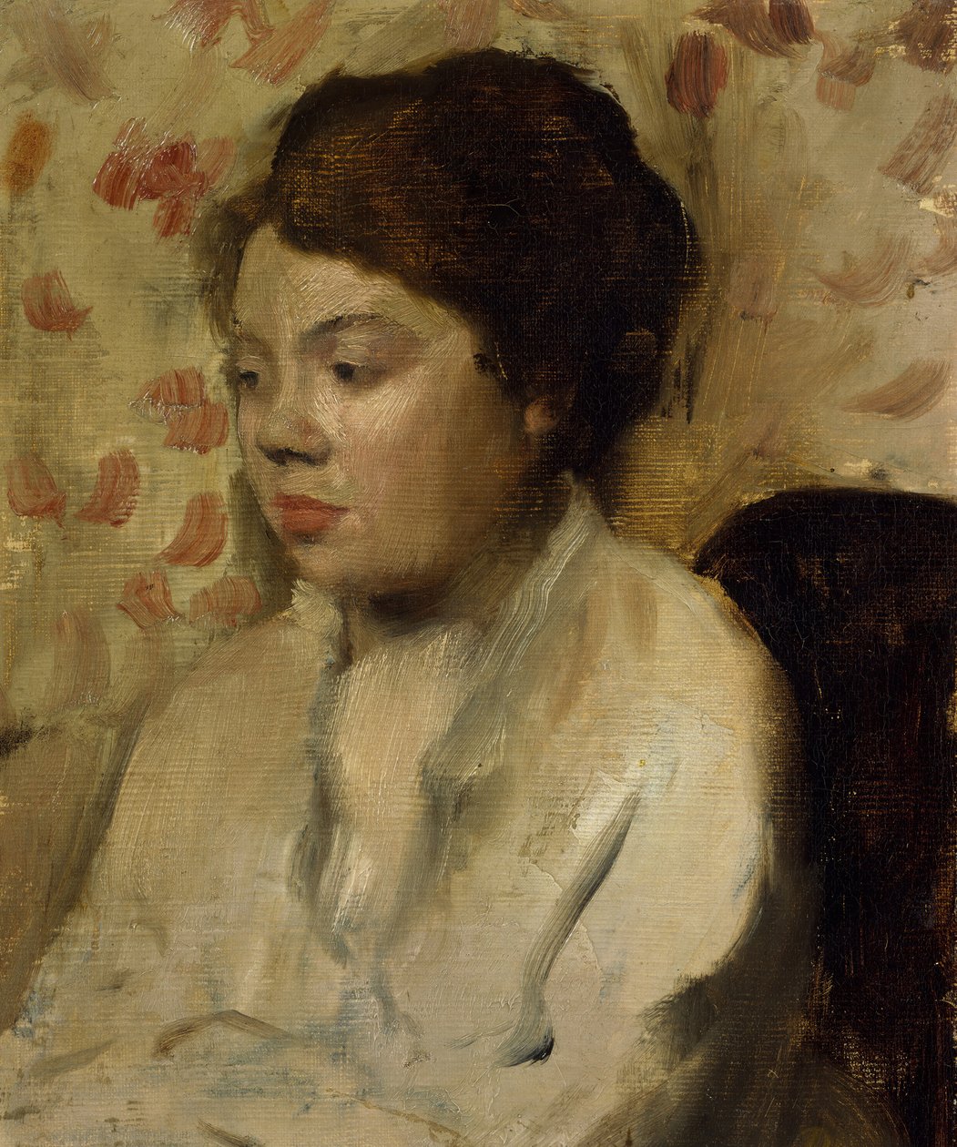 Genç Bir Kadının Portresi, ca. 1885. by Edgar Degas