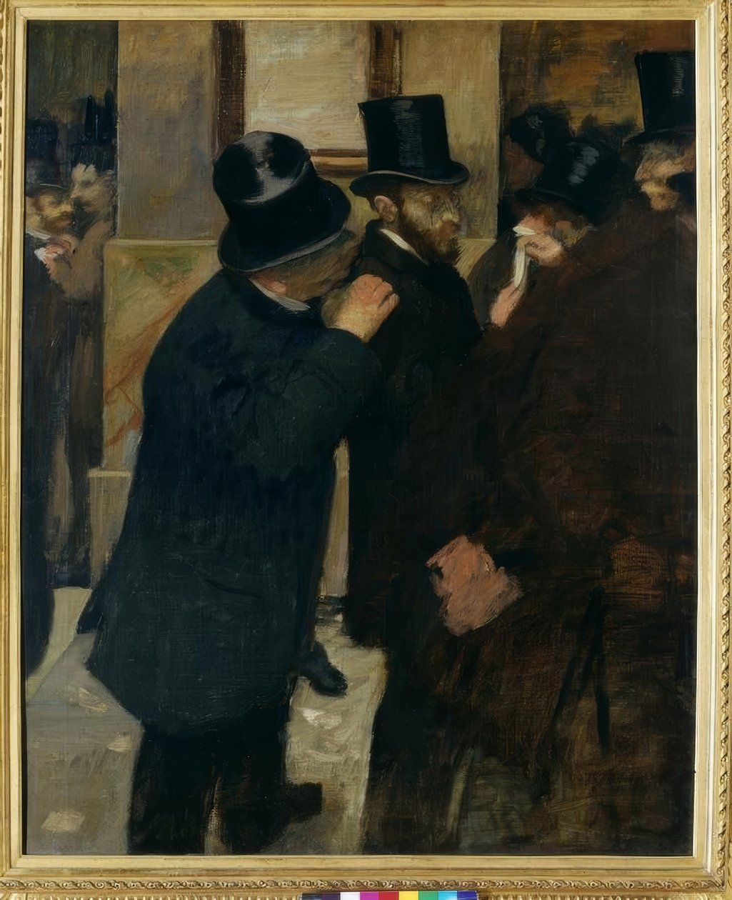 Borsadaki Portreler by Edgar Degas
