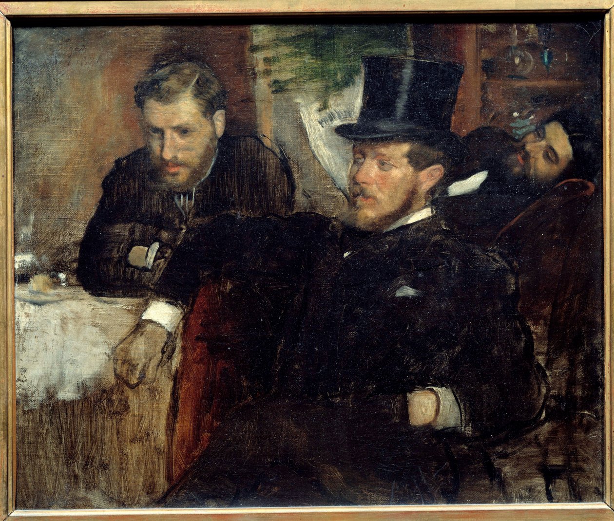 Mühendislerin portreleri Jeantaud (1840-1906), Liver ve Laine (1841-1888), sanatçının arkadaşları Resim Edgar Degas (1834-1917) 1871 Güneş. 0,38x0,47 m Paris, Orsay Müzesi by Edgar Degas