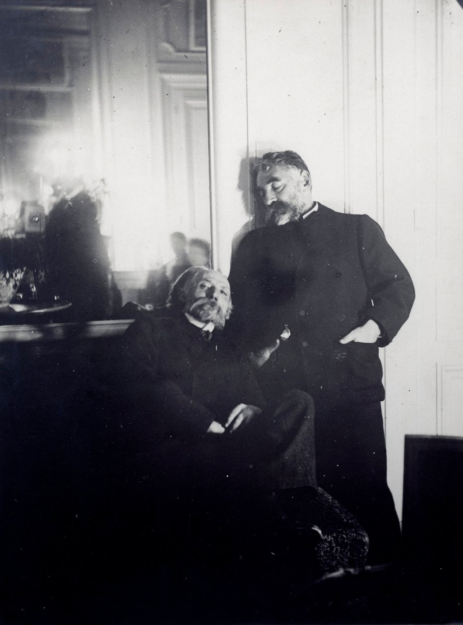 Şair Stephane Mallarme (1842-1898) ve ressam Auguste Renoir