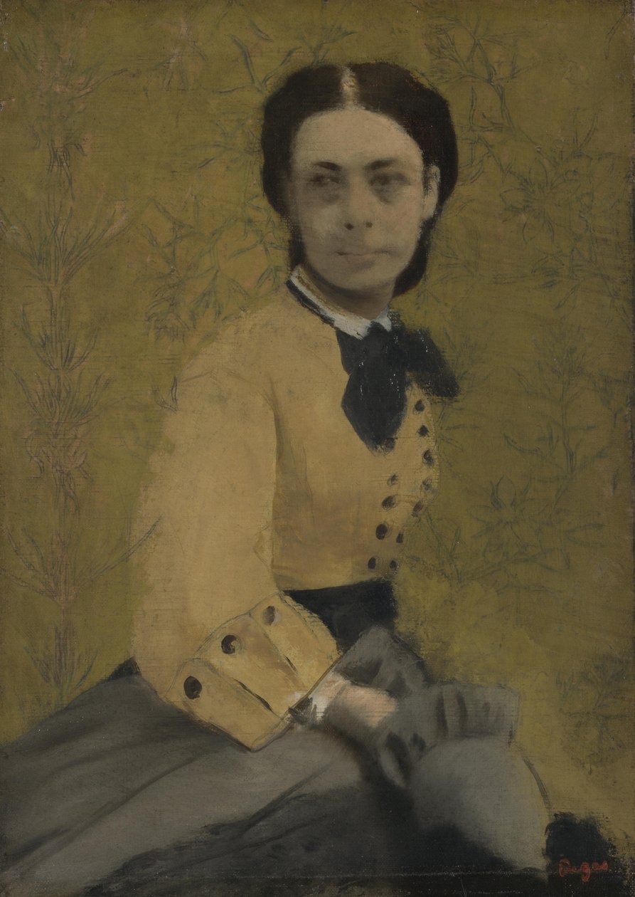 Prenses Pauline de Metternich, 1865 by Edgar Degas