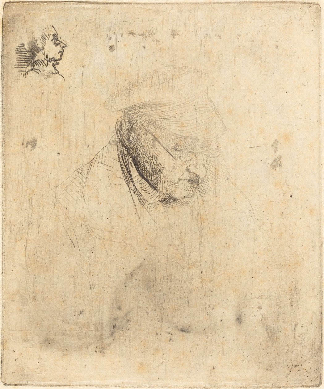 René-Hilaire de Gas, Sanatçının Büyükbabası by Edgar Degas