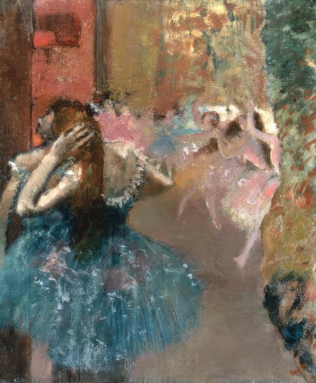 bale sahnesi by Edgar Degas