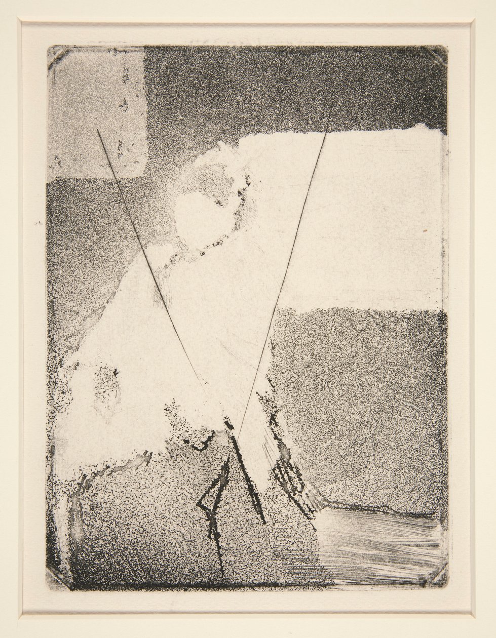 Bone ve Şallı Oturan Kadın by Edgar Degas