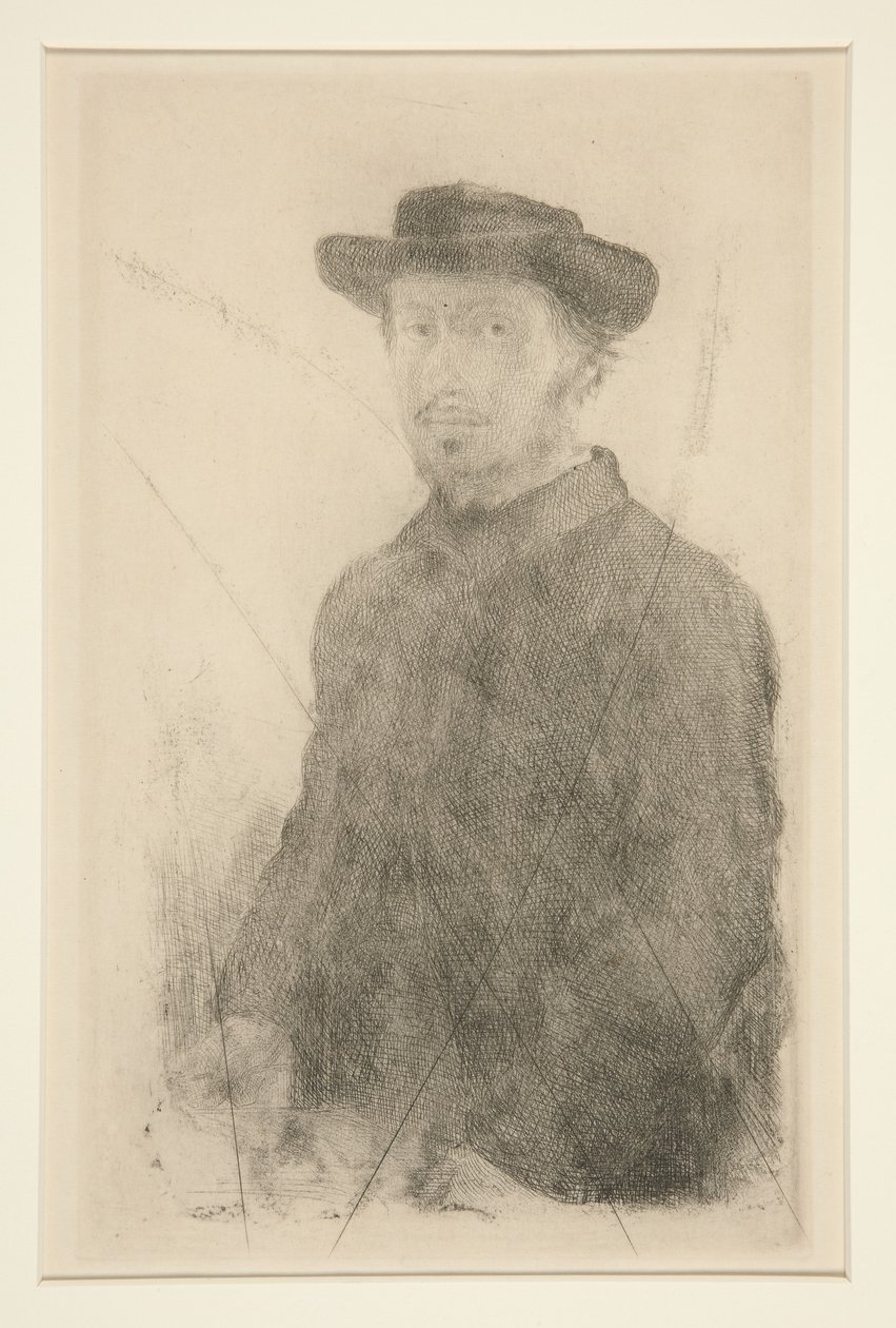 Otoportre, 1857 by Edgar Degas