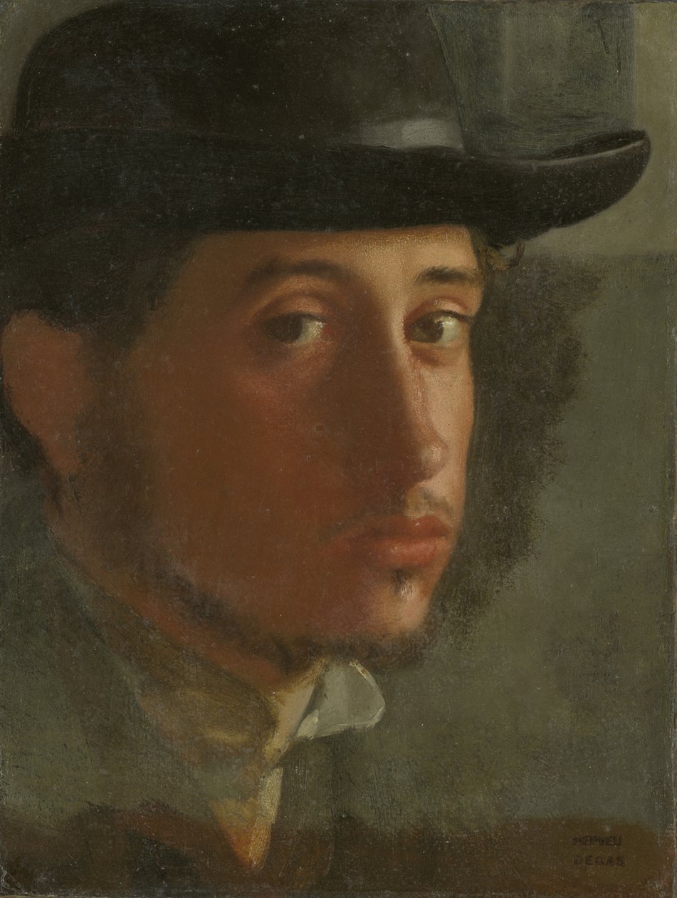 Otoportre, 1857 by Edgar Degas