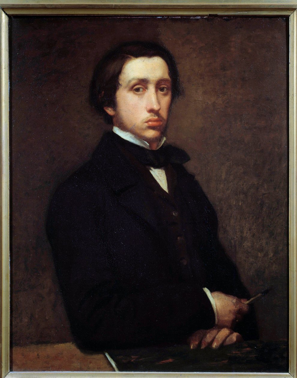 Portre Resminde Otoportre veya Degas, Edgar Degas (1834-1917) 1855 Sun. 0,81x0,64 m Paris, Musée d