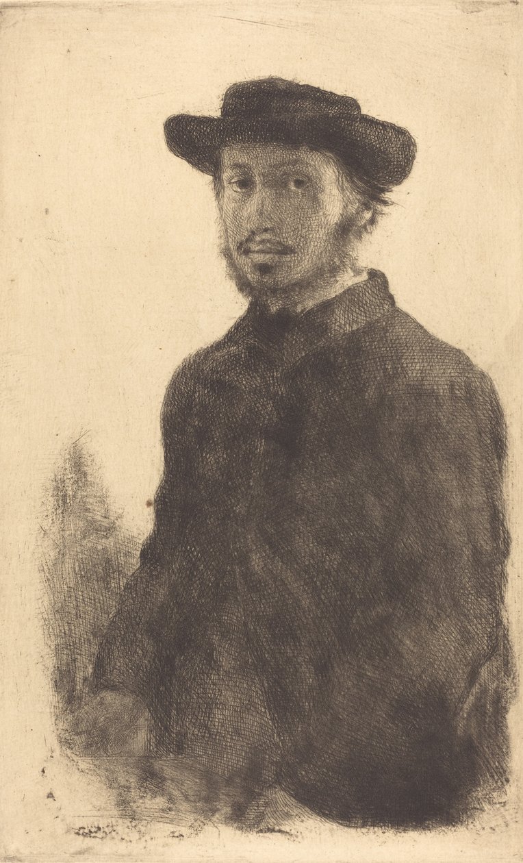 Otoportre, c.1857 by Edgar Degas