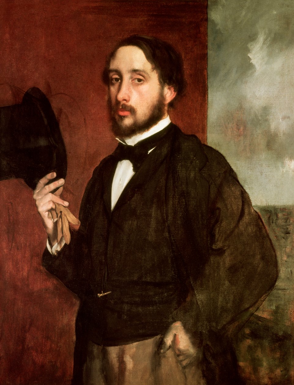 Otoportre, c.1862 (tuval üzerine yağlı boya) by Edgar Degas