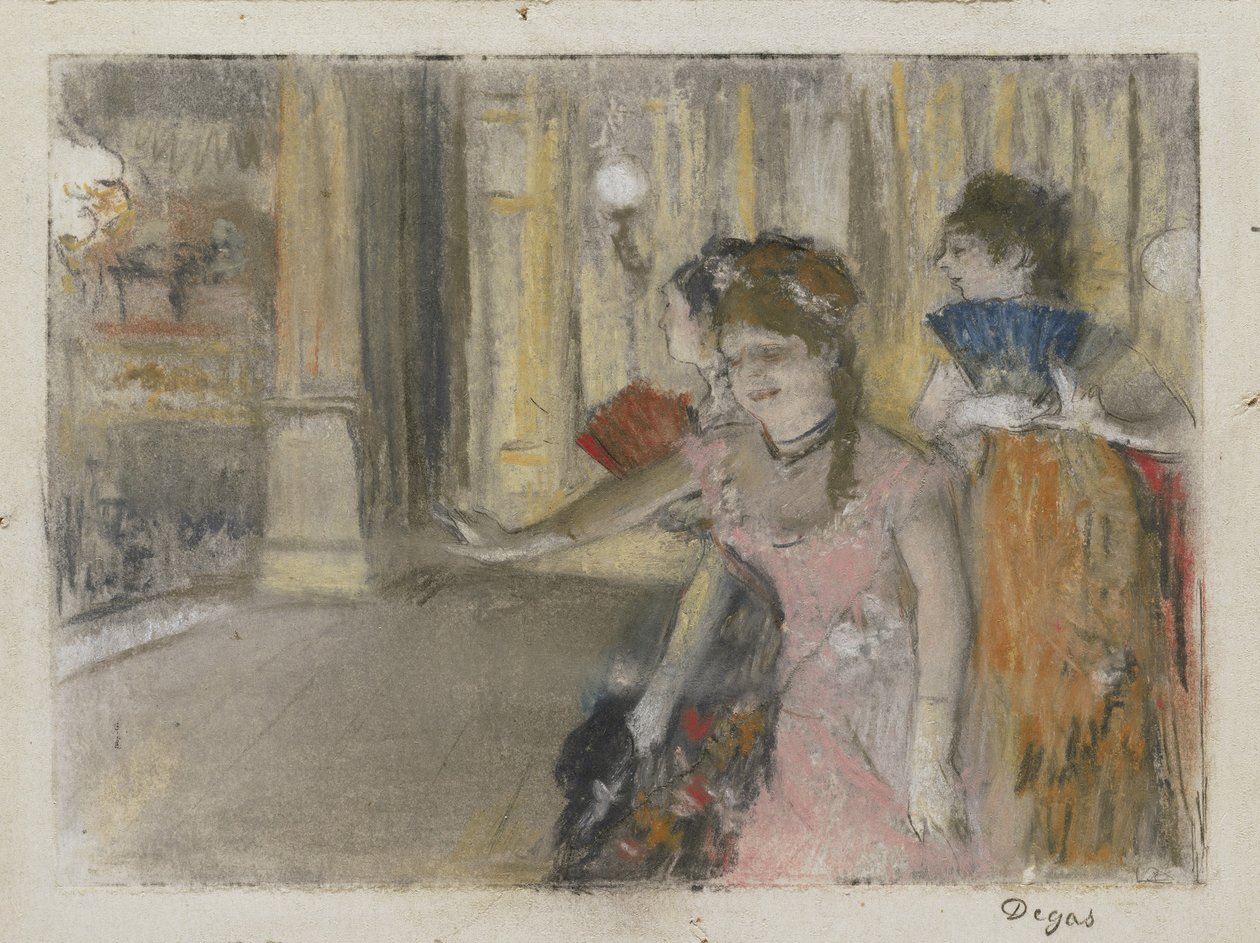 Sahnedeki Şarkıcılar, 1877-79 by Edgar Degas