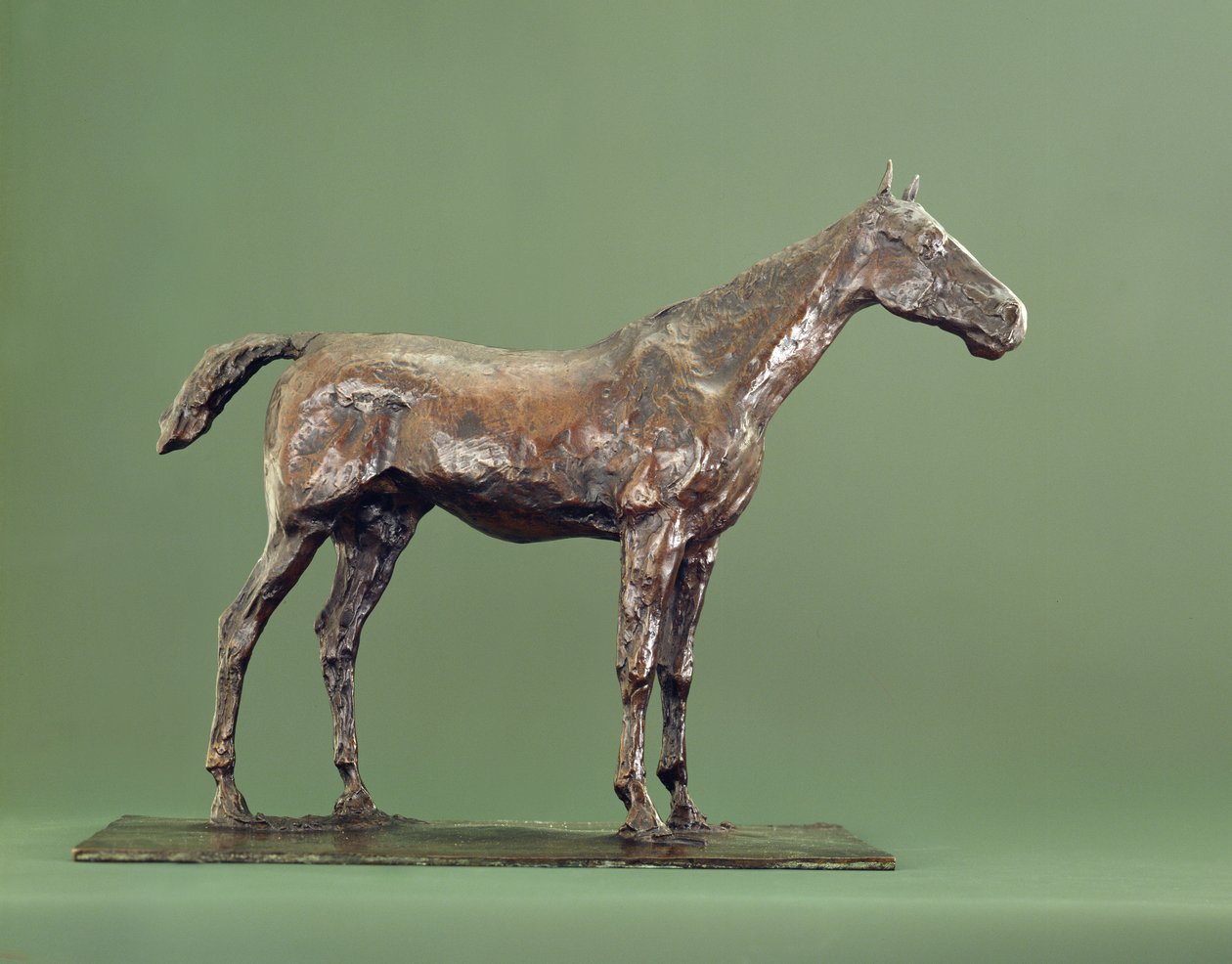 Ayakta At (bronz) by Edgar Degas