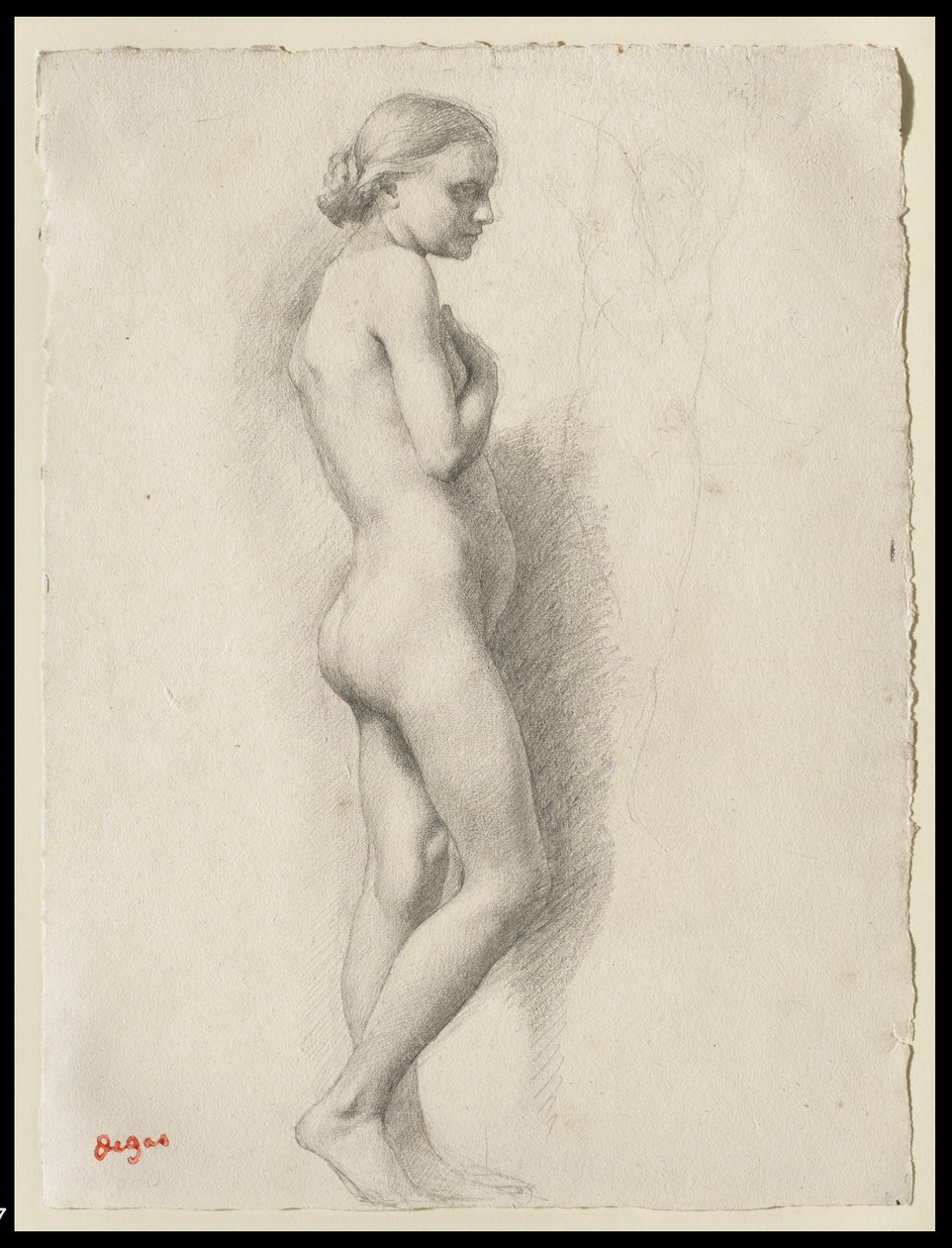 Çıplak Ayakta, c.1860-65 by Edgar Degas