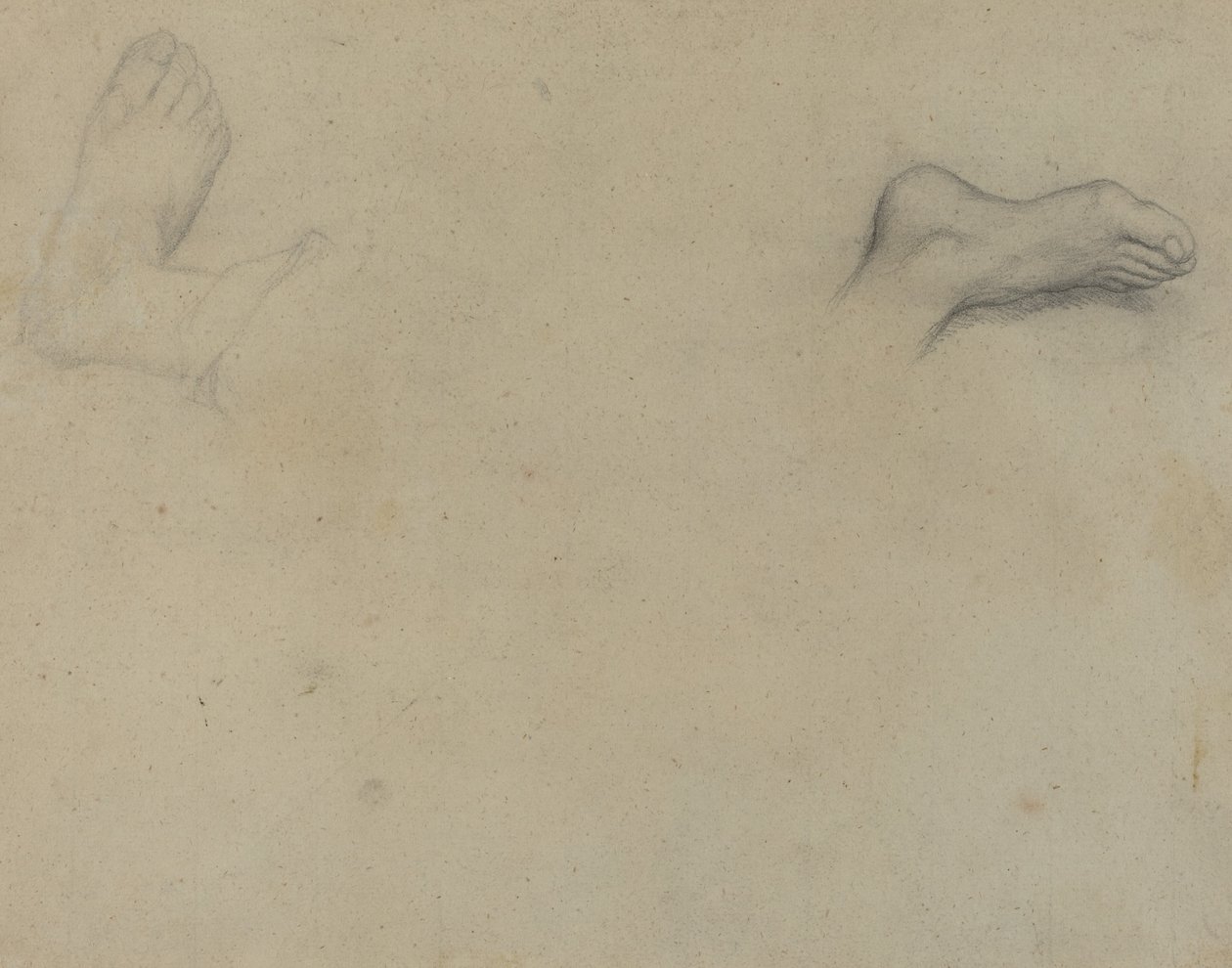 Ayak Çalışmaları [verso], 1855. by Edgar Degas