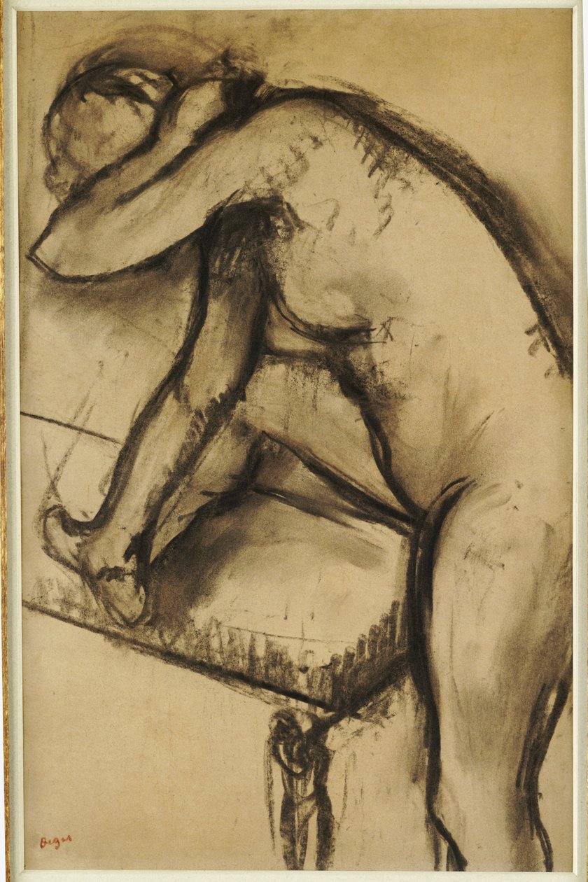 Bir Dansçının Çalışması by Edgar Degas